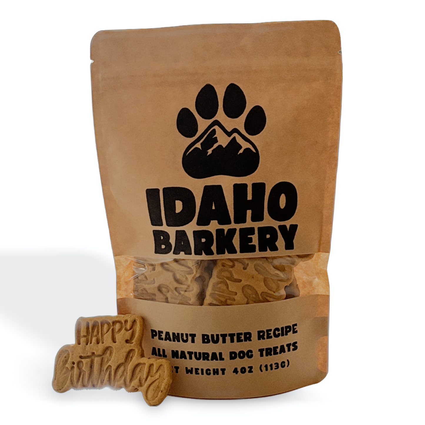 Happy Birthday Peanut Butter Biscuits