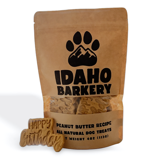 Happy Birthday Peanut Butter Biscuits