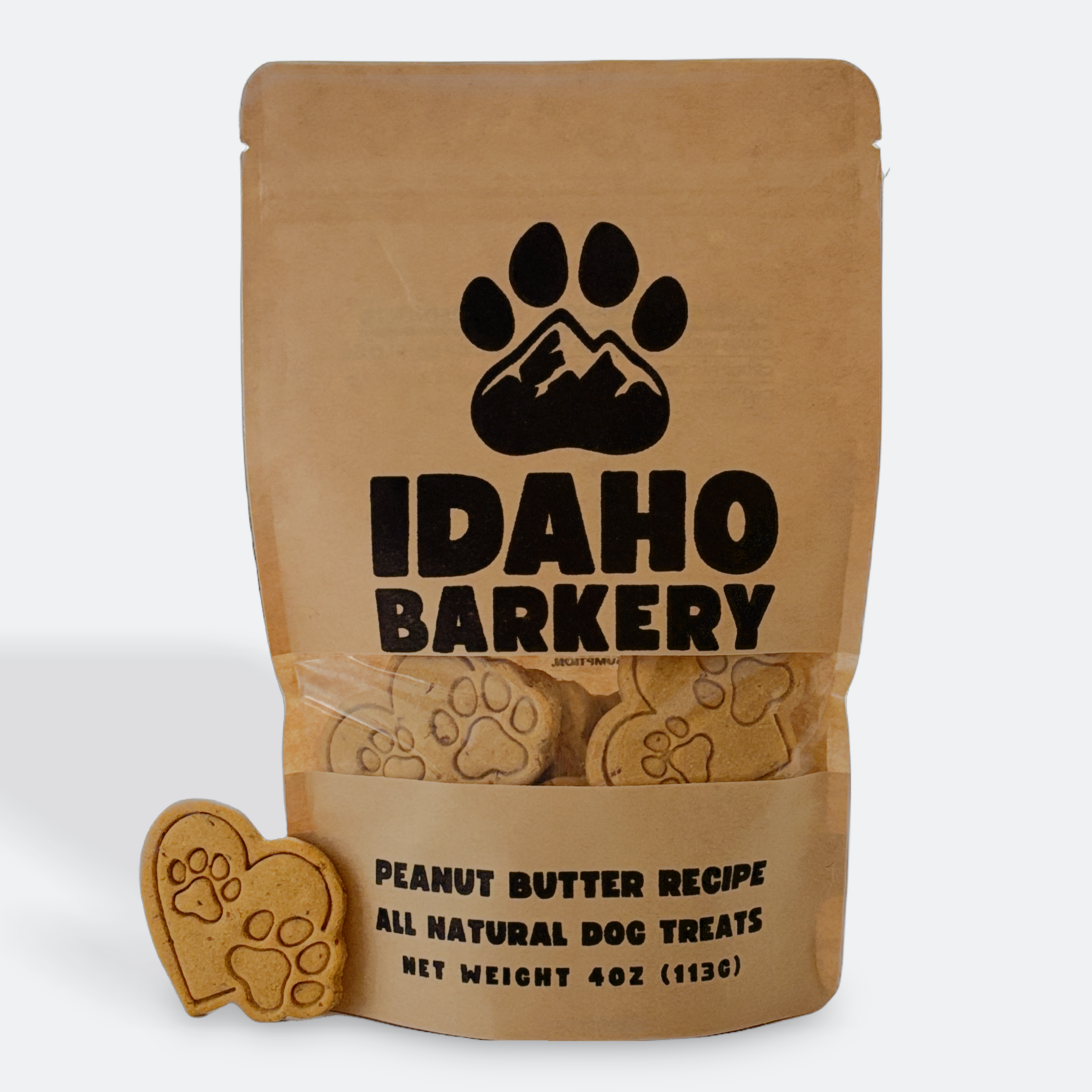 Heart Shaped Peanut Butter Biscuits