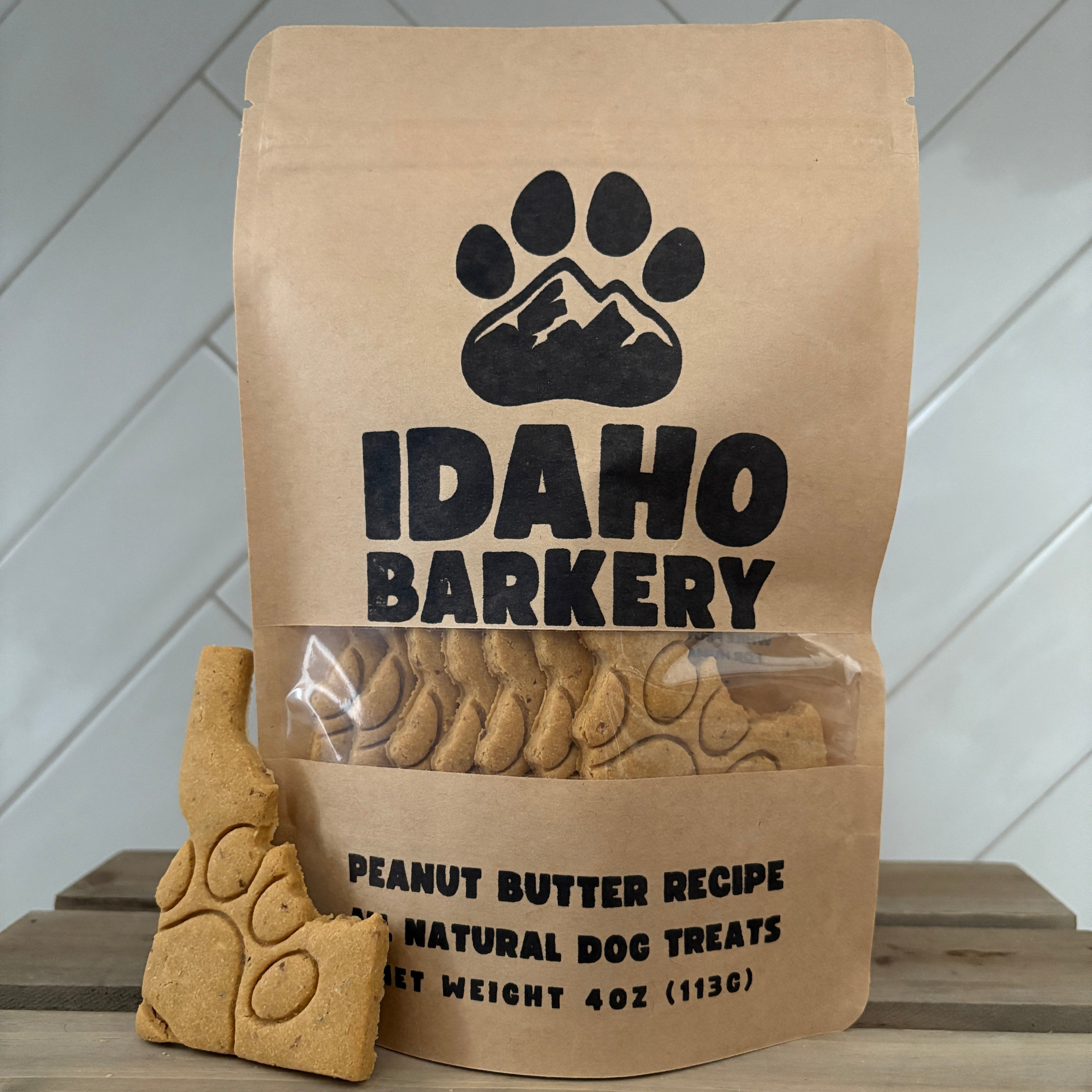 Idaho Shaped Peanut Butter Biscuits