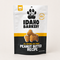 Peanut Butter Recipe Bone Shaped Dog Treat Bag, 4 oz