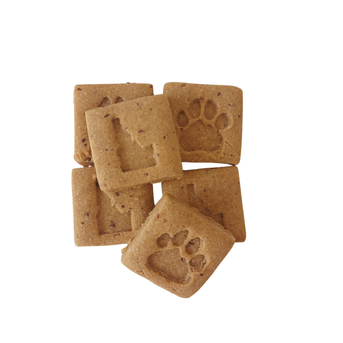 Mini Square Shaped Peanut Butter Biscuits