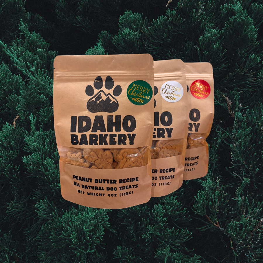 Christmas Dog Treats - 4oz Peanut Butter