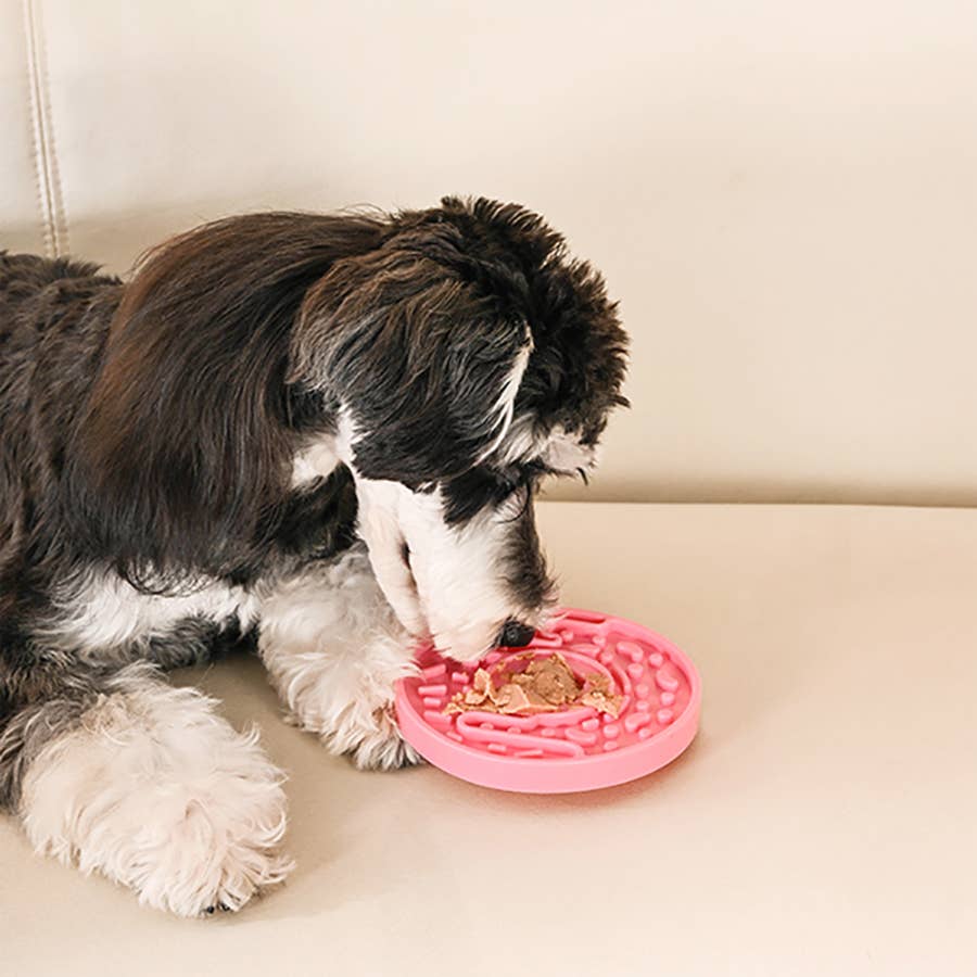 Dog Bowl Pet lick mat - Donut Slow Feeder